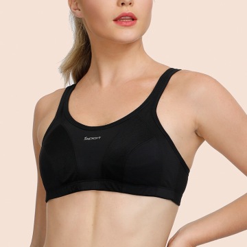 In-stock plus size U neck cup sport bra