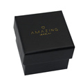 Excellent Black Cardboard Jewelry Paper Pendant Box