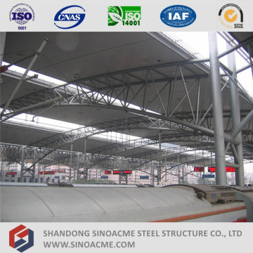 Steel Pipe Truss Shed for Train Maintenance