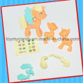 Promoción de ventas 2016 Lovely Mini DIY Assembly Plastic Horse Toy