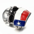 Custom frown siver flag  skull rings