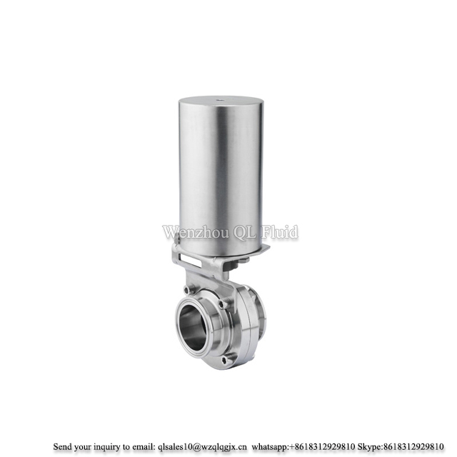 pneumatic butterfly valve 14