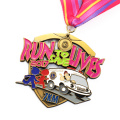 Wholesale Custom Zinc Alloy Virtual Half Marathon Medal