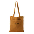 Simple Designer Women Corduroy Beach Tote Bag