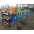 Double layer corrugated steel sheet making machine