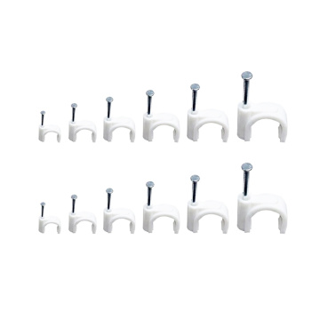 Nails Cable Wire Clips Round