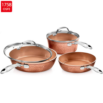 Forged Aluminium Nonstick Cookware 3pcs Frypan