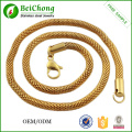 2015 Newest Gold Plated Jewelry Mesh Necklace