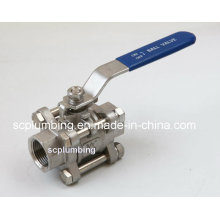 3-PC Ball Valve (1/4"~4") for Pipe Line