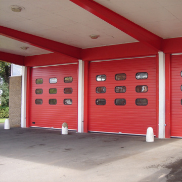 Пожарные накладные двери секции