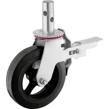 Резиновый к чугунному сердечнику Колесо Heavy Duty Industrial Caster