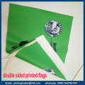 Impression de drapeau de tissu de polyester double face