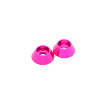 CNC Aluminum Tattoo Spring Washer Pink