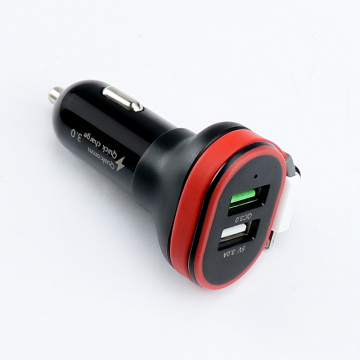 QC3.0 USB 12V 24V Car Holder Phone Charger