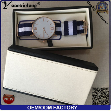 Heißer Verkauf Yxl-157 New Style Watch Box OEM-Logo Großhandel Leathr Papier von guter Qualität Verpackung Box Fabrik