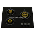 Supreme Elite 3 Brass Burner Gas Hob (8mm Glass)