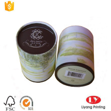 Round Cardboard Tube Tea Packaging Gift Box