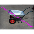 double wheels barrow