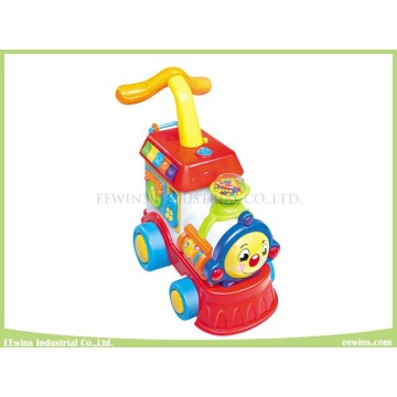 Electronic Musical Toys Happy Train Head Baby Walker