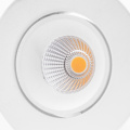 Anti-glare cob led down light white recessed downlight