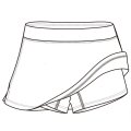 Short Pant Tennis Skirt for Women