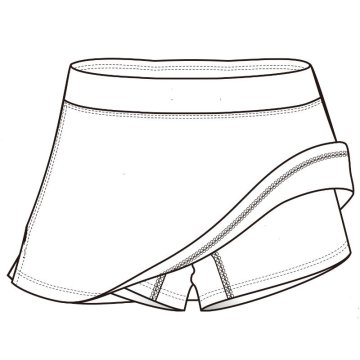 Falda de tenis de pantalón corto para mujer