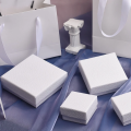 White Texture Jewelry Set Gift Box