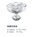 High Quality Glass Sweetmeat Bowl for Daily-Use Kb-Hn0369