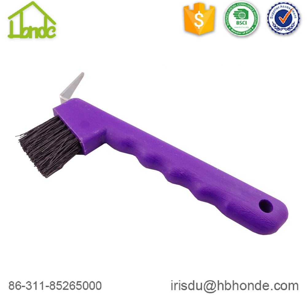purple horse brush