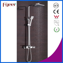 Fyeer 2016 New LED Waterfall Faucet Rainfall Bath and Shower Set