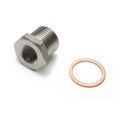 Exhaust O2 Oxygen Sensor Adapter with copper gasket