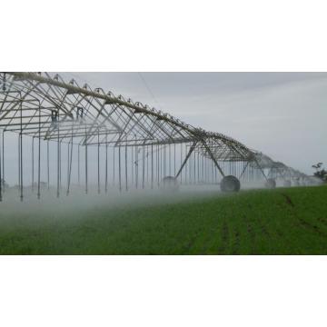 Lateral Move Irrigation System with End Sprayer