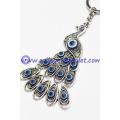 Fashion Evil Eye Peacock Keychain Factory Wholesale