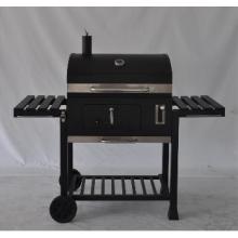 BBQ Holzkohle Grill mit Windschutz