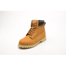 Hot Sell Yellow Nubuck Leather & PU Safety Shoes (LZ5003)