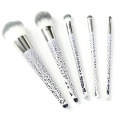 5pcs porcelain grain professional brush set for makeup