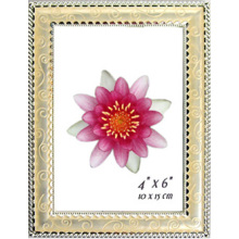 Jaune clair en alliage Photo Frame en 4 x 6 pouces