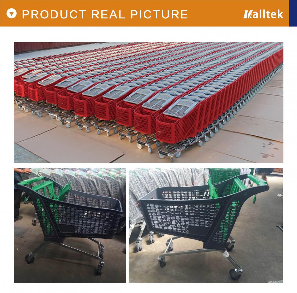 European Plastic Supermarket Shopping Trolley European Plastic Supermarket Shopping Trolley