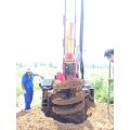 pile drilling machine bore hole foundation piling construction