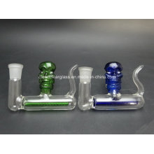 Wholesale! High Quality Smoking Accessories Glass Ash Catcher with Skull Head