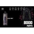 Nuevo elemento KK 8000 Puffs Dispositivo de vape desechable