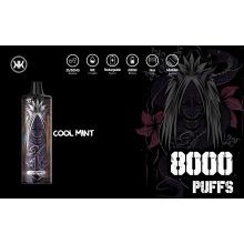 Nuevo elemento KK 8000 Puffs Dispositivo de vape desechable