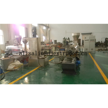 water-ring pelletizing extruder for elastomer granulator