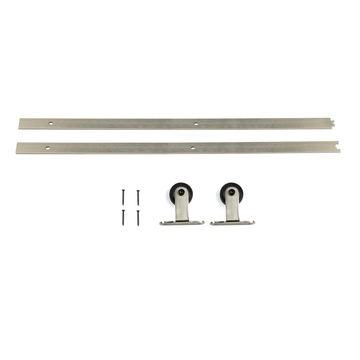 Satin Nickel Plated Barn Door Kts Hardware