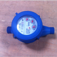 Vane Plástico Weel Dry Dail Water Meter Dn15-Dn50mm