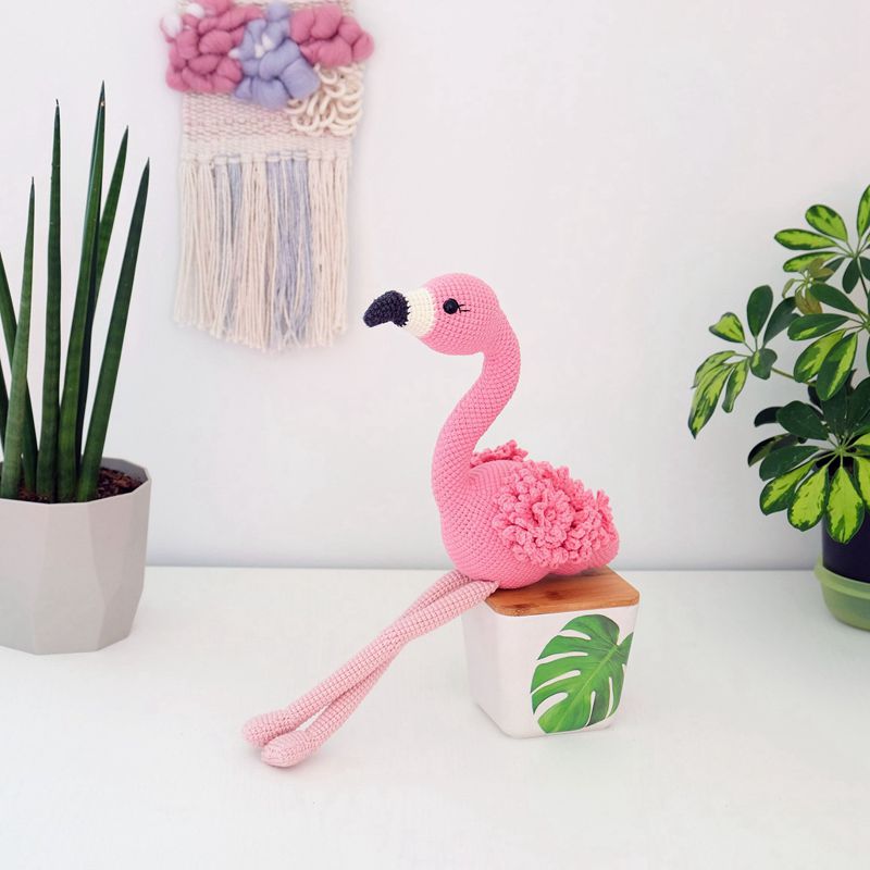 10 3 Crochet Flamingo