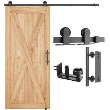 T Shape Sliding Barn Door Hardware Kit