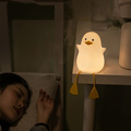 Bedside Silicone Cute Duck Night Light