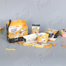 Custom Food Grade Paper Fast Food Verpackungsschachtel