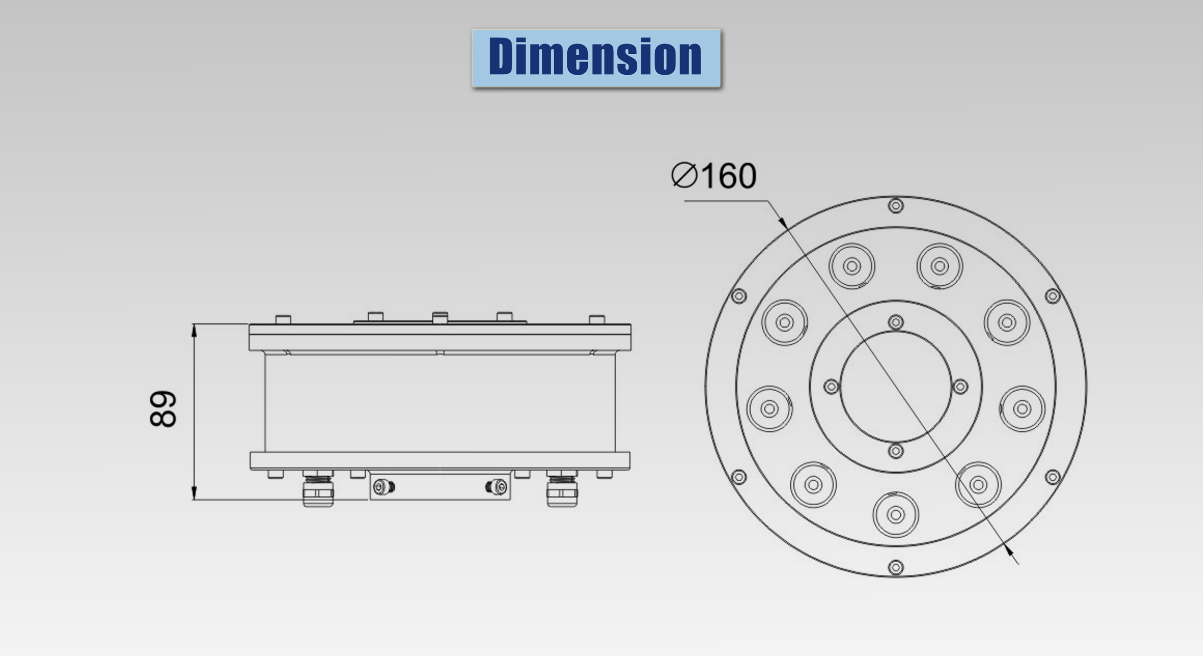 led fountain light dimension